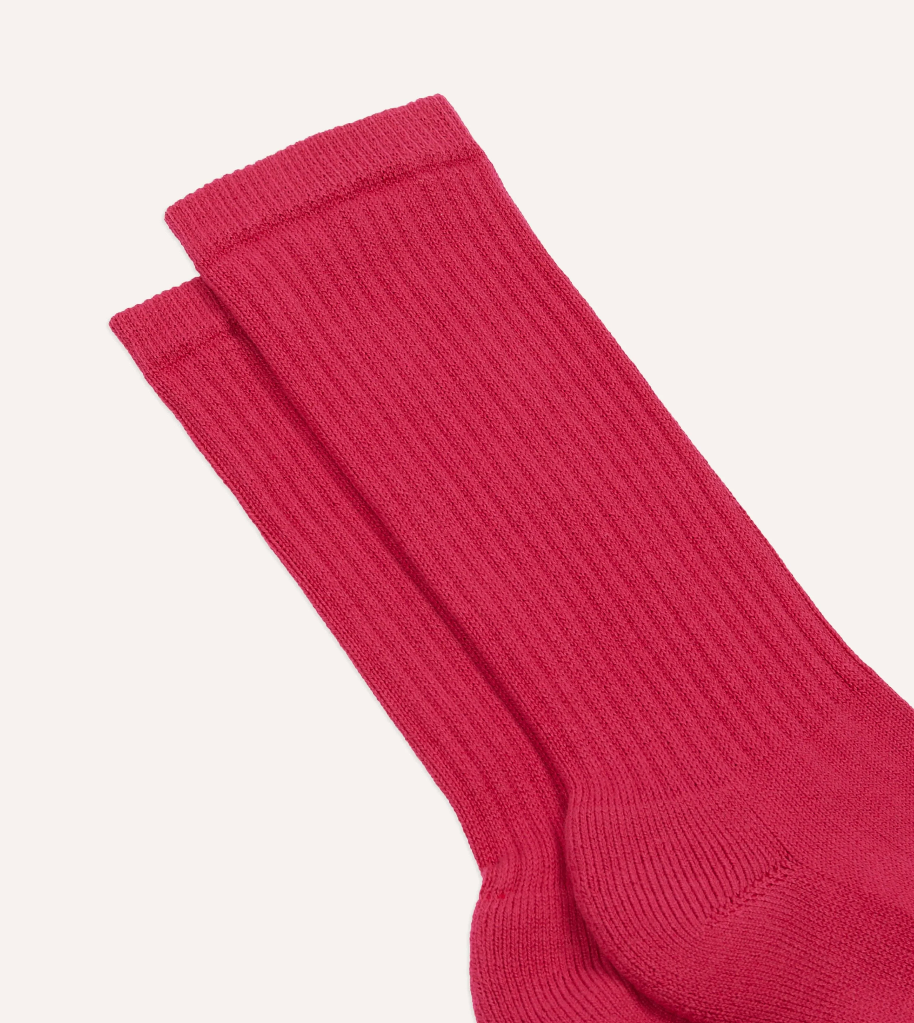 Pink Cotton Sports Socks - Image 3