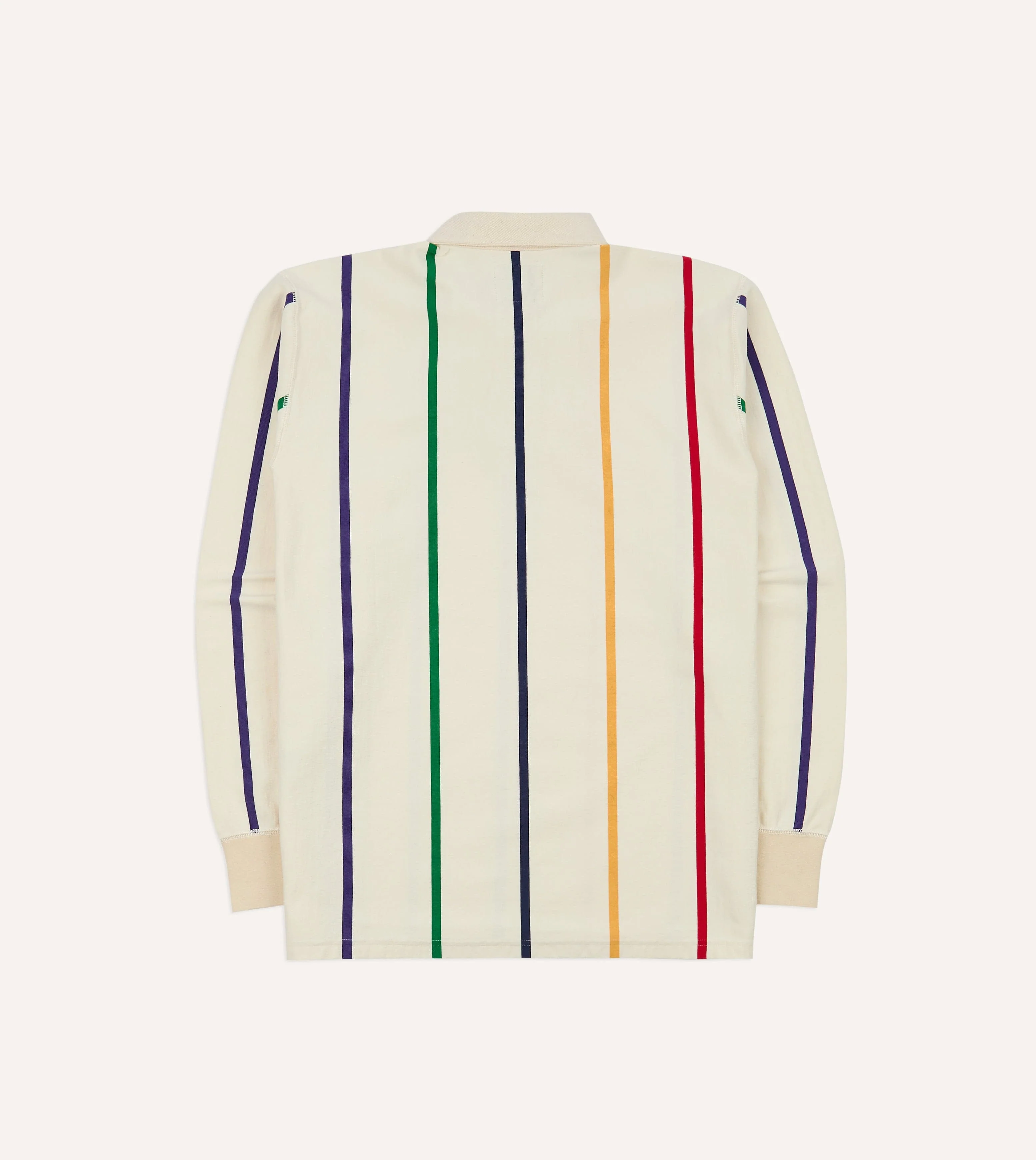 Primary Vertical Stripe Cotton Rugby Shirt - Image 5