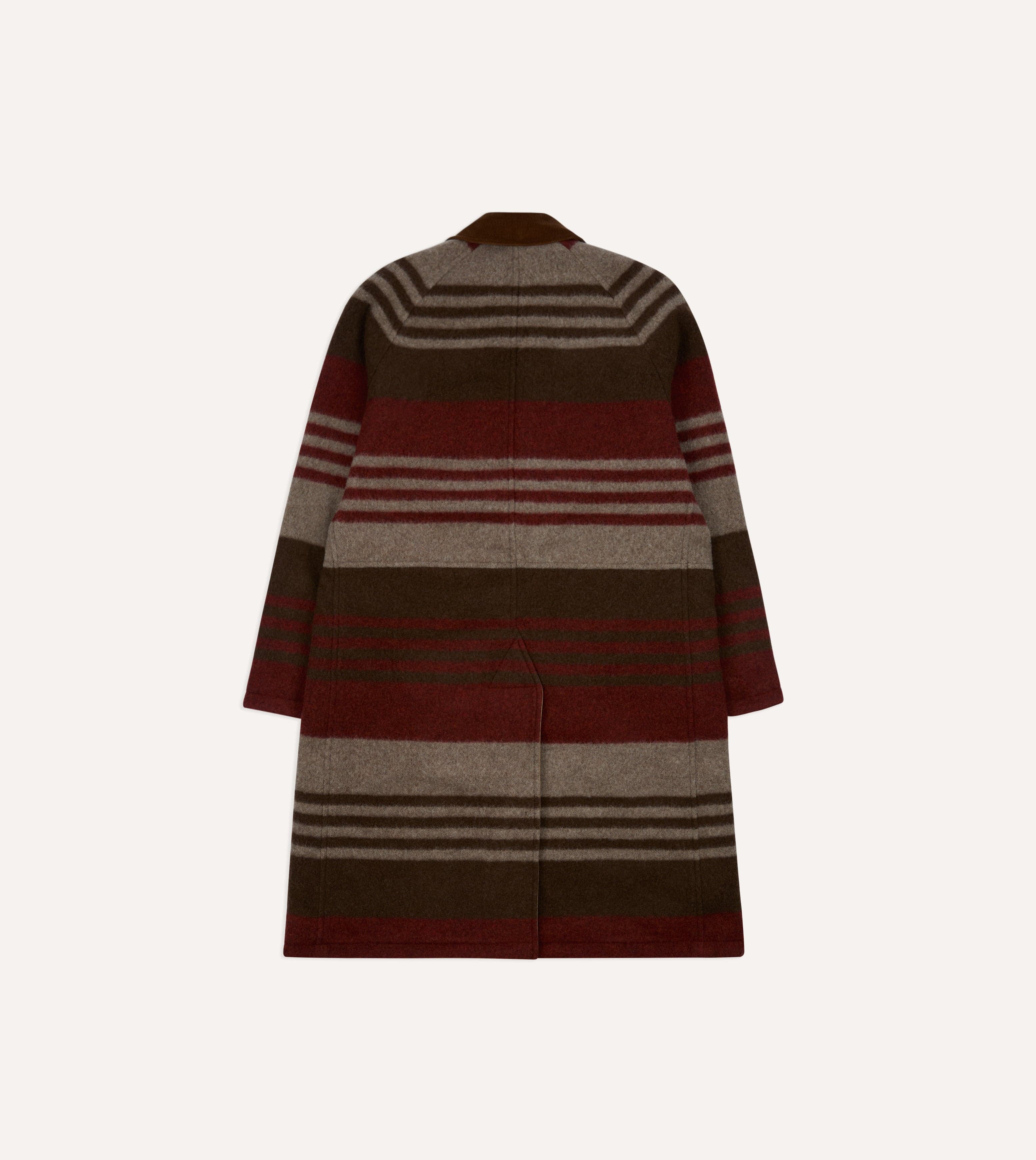 Reversible Cotton-Blanket Raglan Mac - Image 13