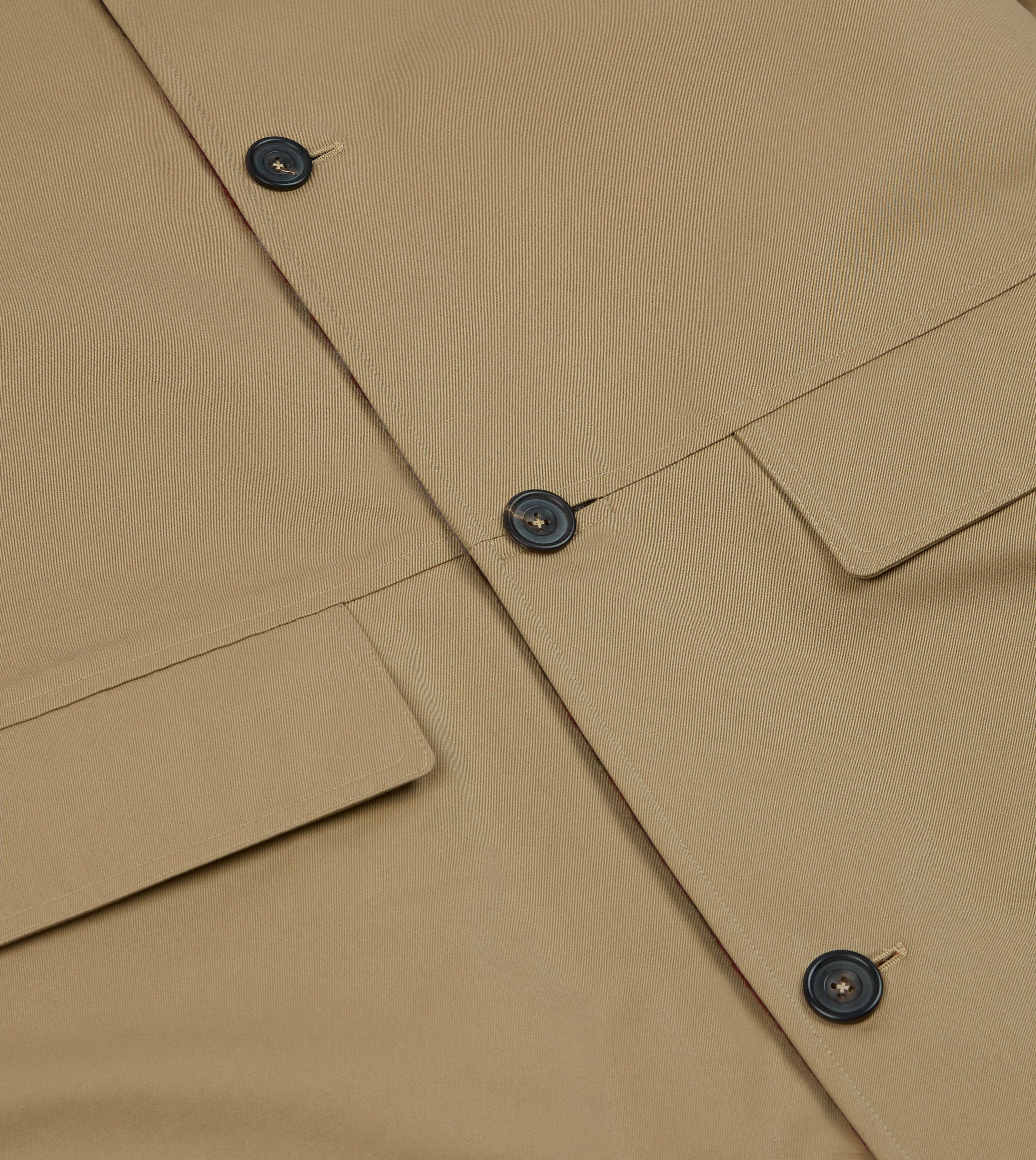 Reversible Cotton-Blanket Raglan Mac - Image 5