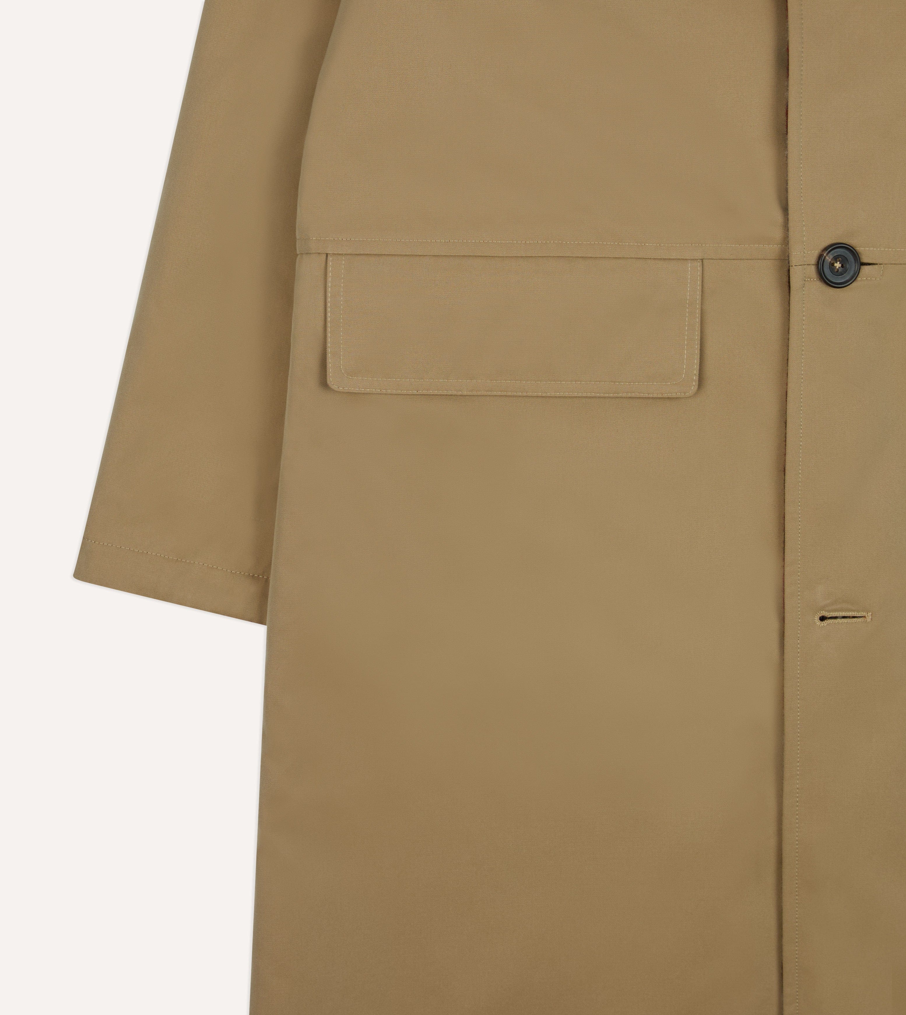 Reversible Cotton-Blanket Raglan Mac - Image 7