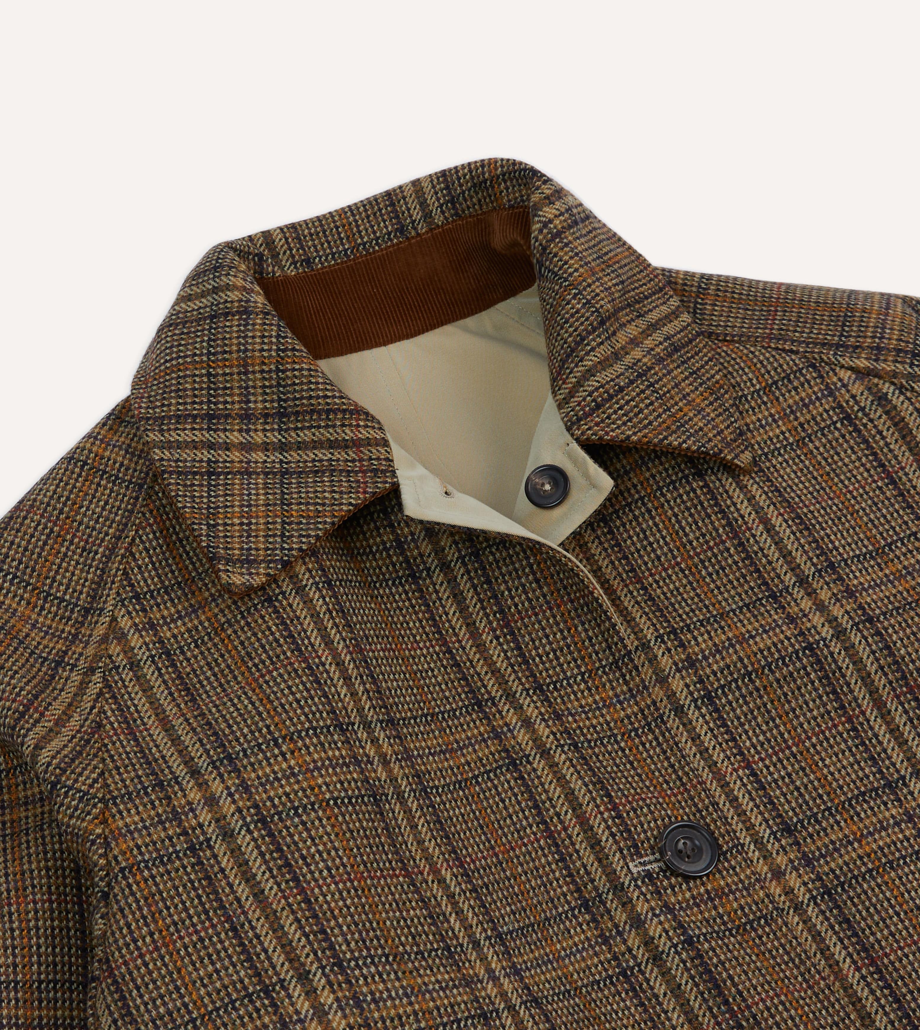 Reversible Cotton-Tweed Raglan Mac - Image 10