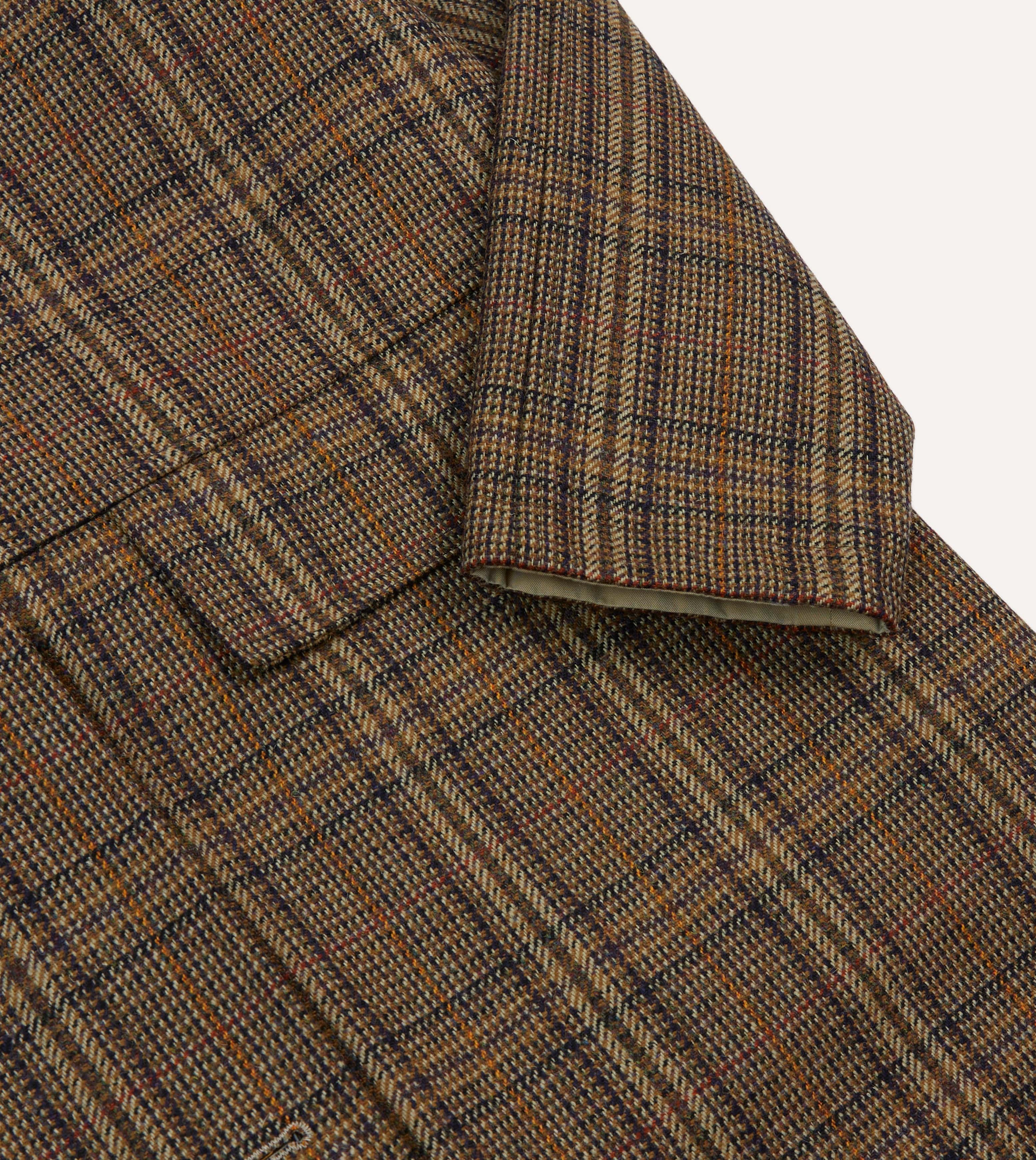 Reversible Cotton-Tweed Raglan Mac - Image 11