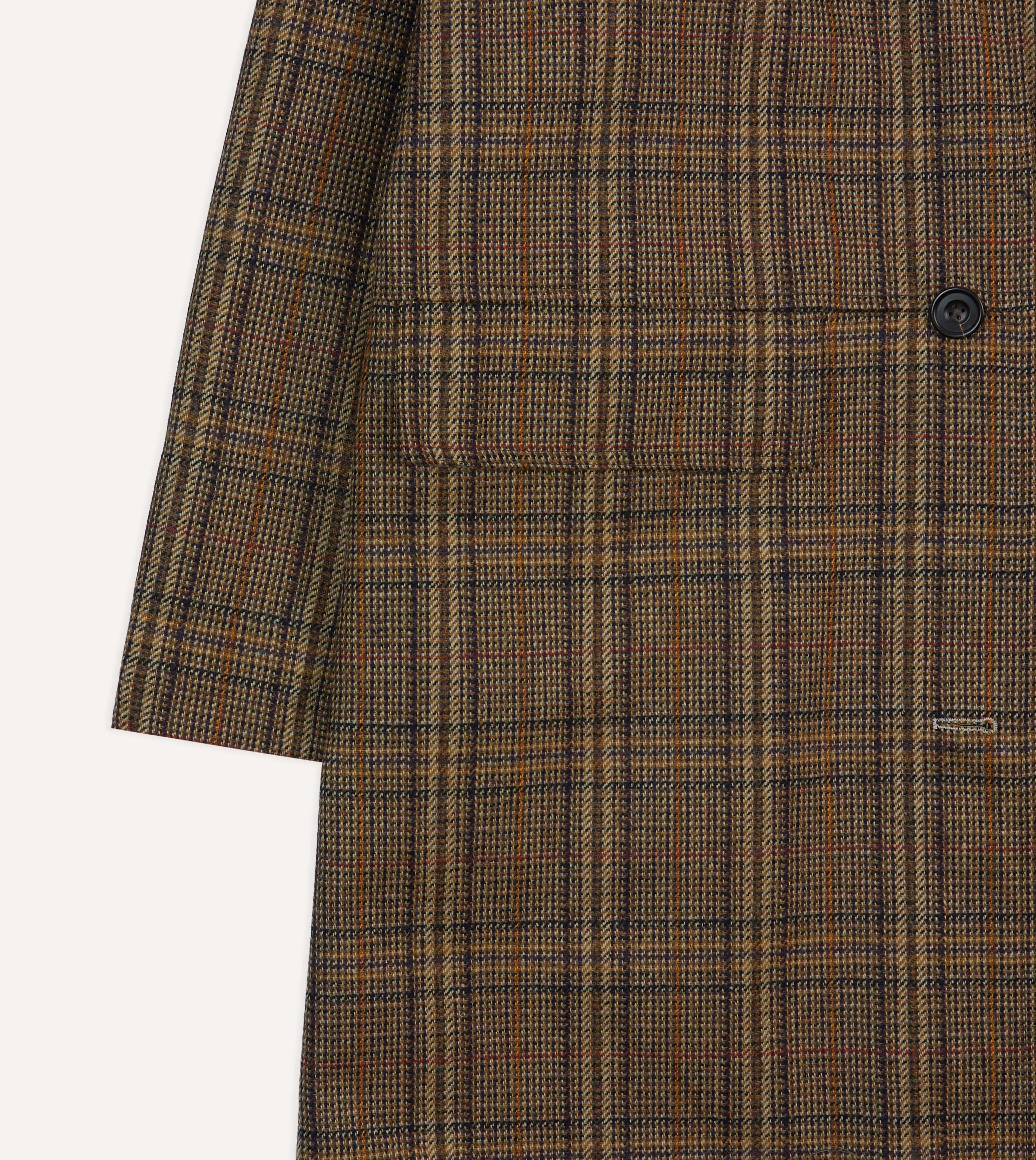 Reversible Cotton-Tweed Raglan Mac - Image 12