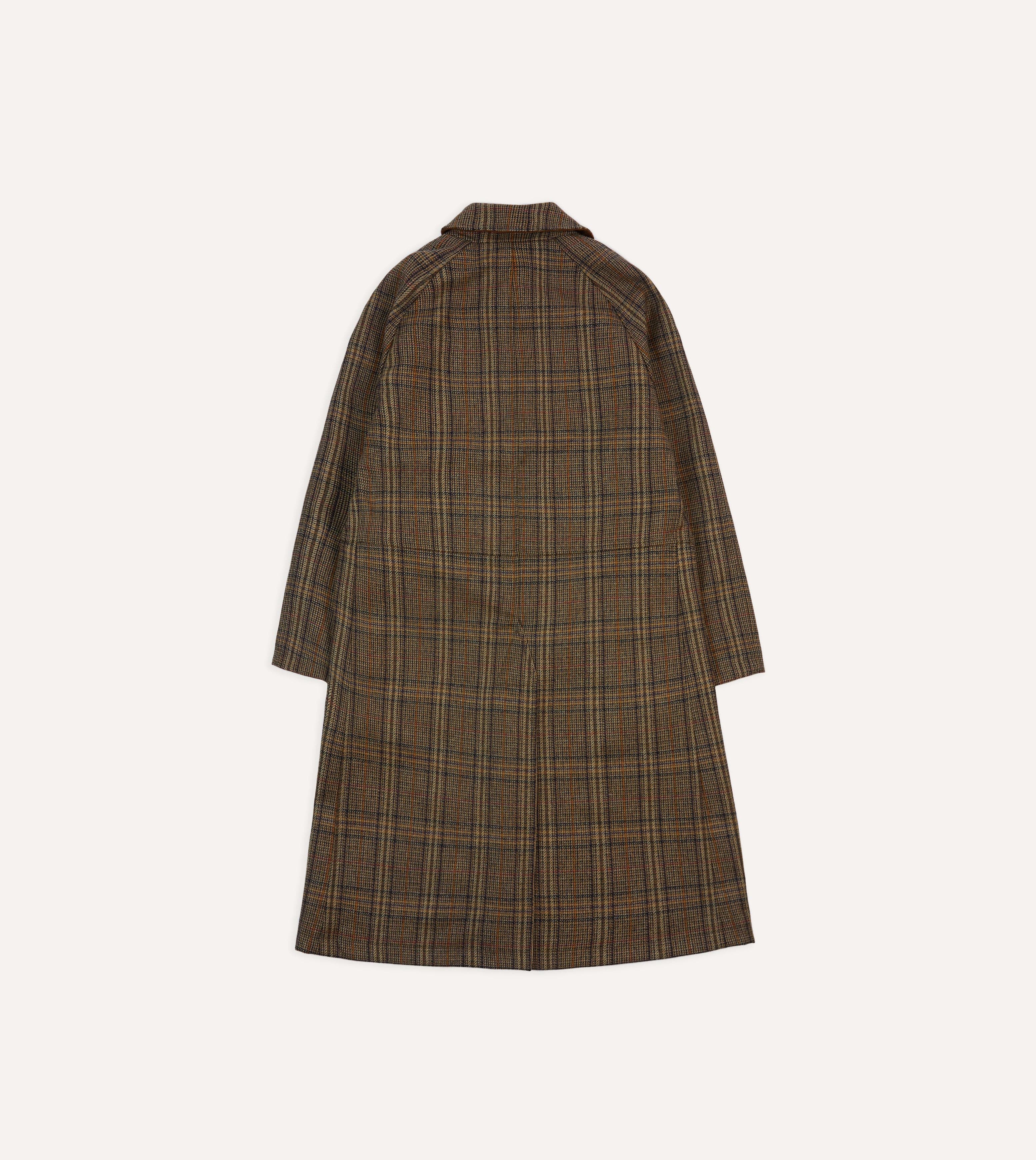 Reversible Cotton-Tweed Raglan Mac - Image 13