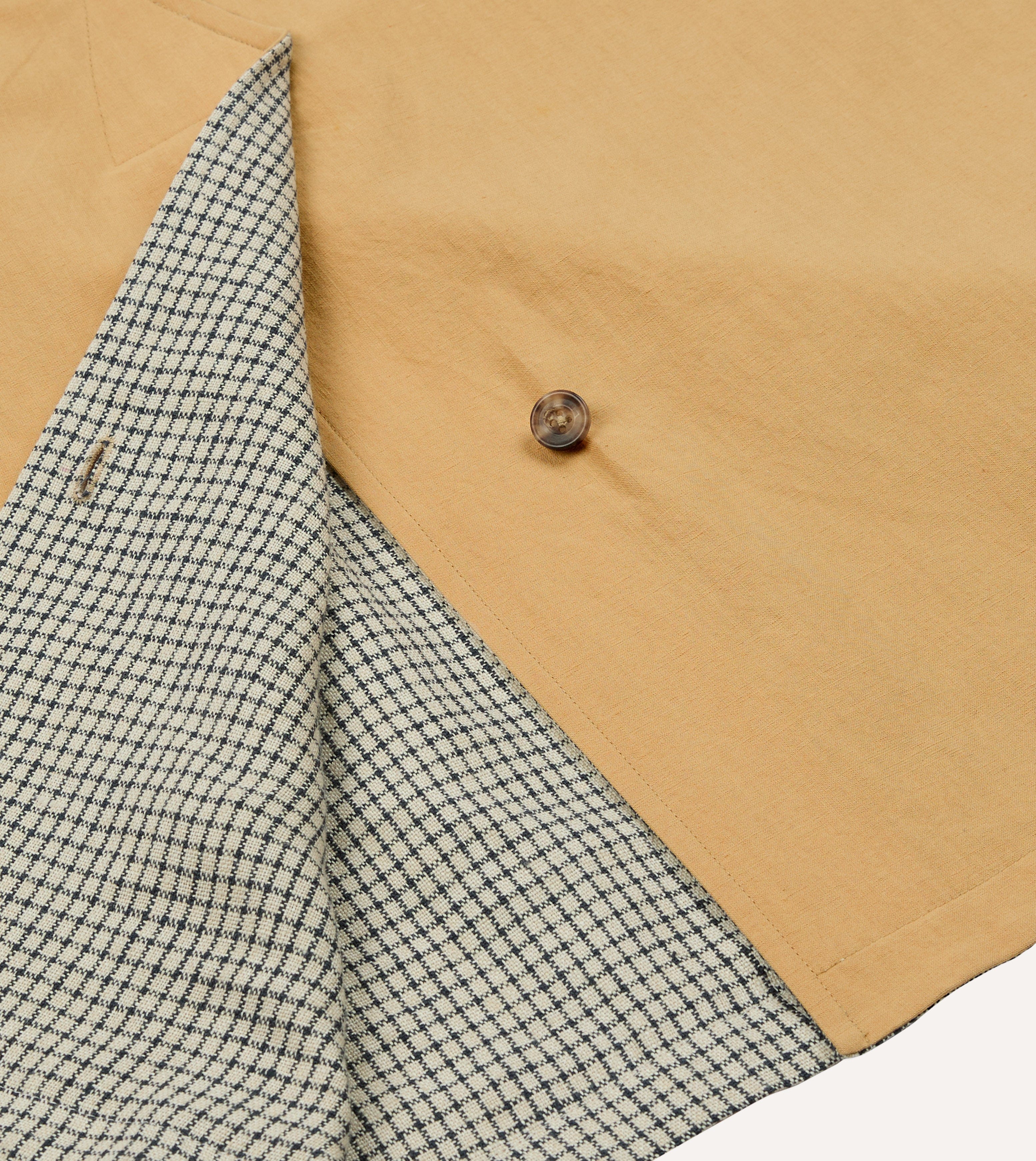 Reversible Linen–Cotton Raglan Mac - Image 11