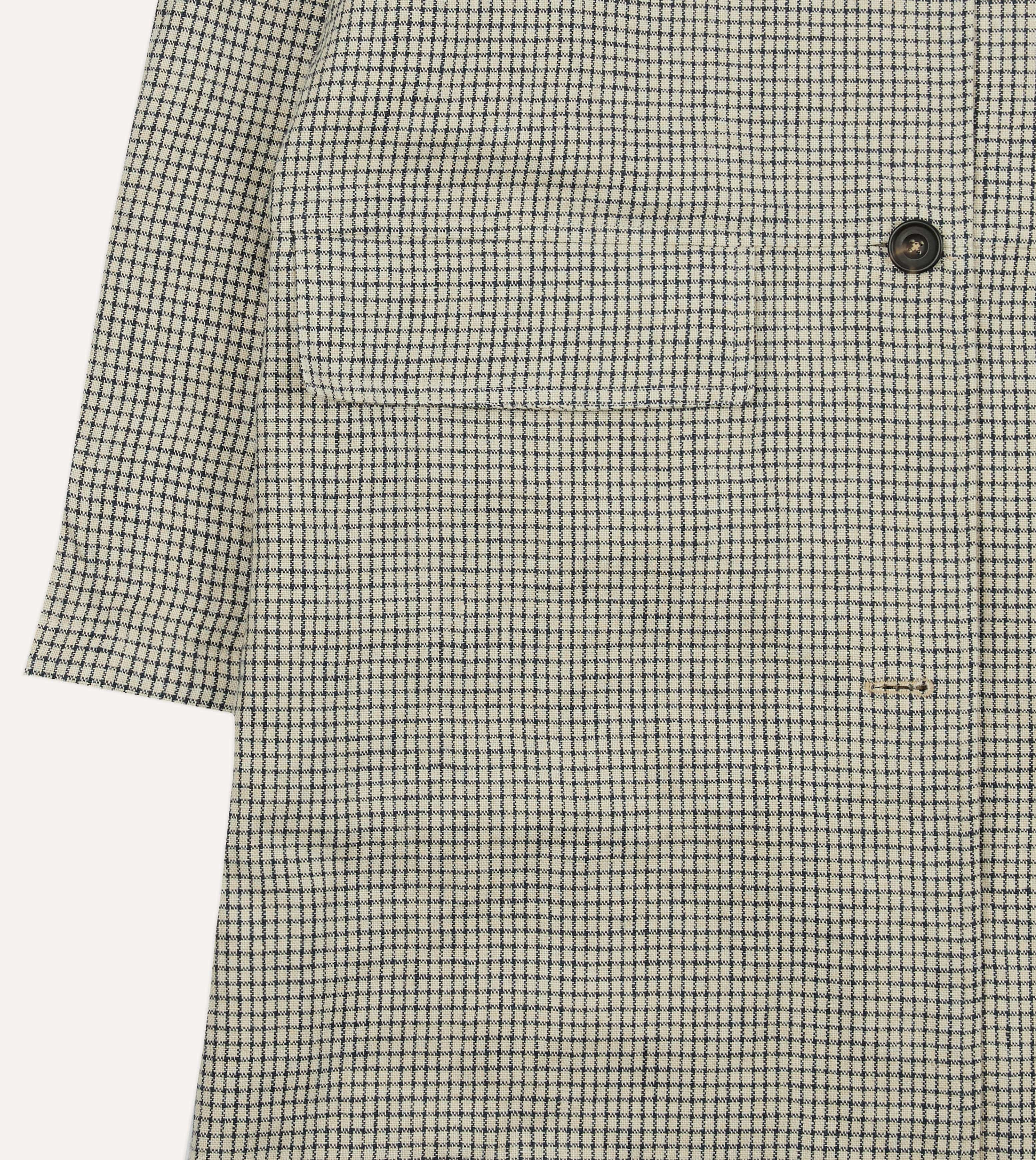 Reversible Linen–Cotton Raglan Mac - Image 16