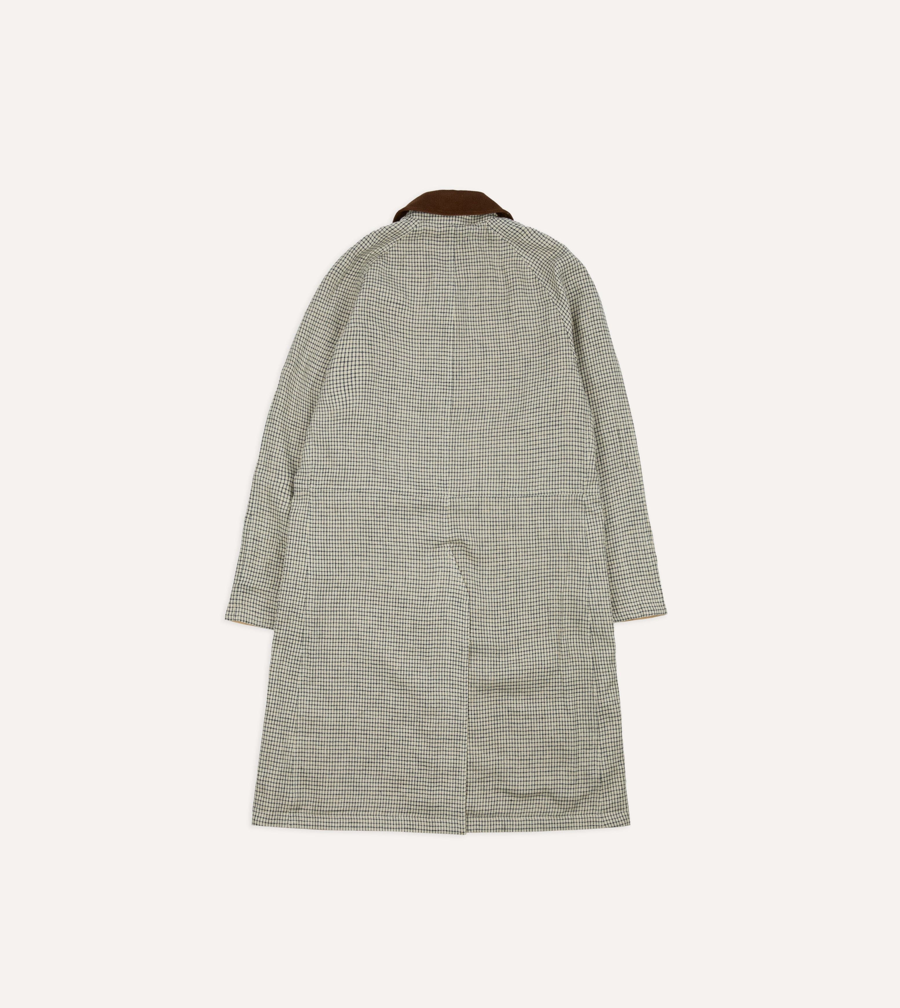 Reversible Linen–Cotton Raglan Mac - Image 17