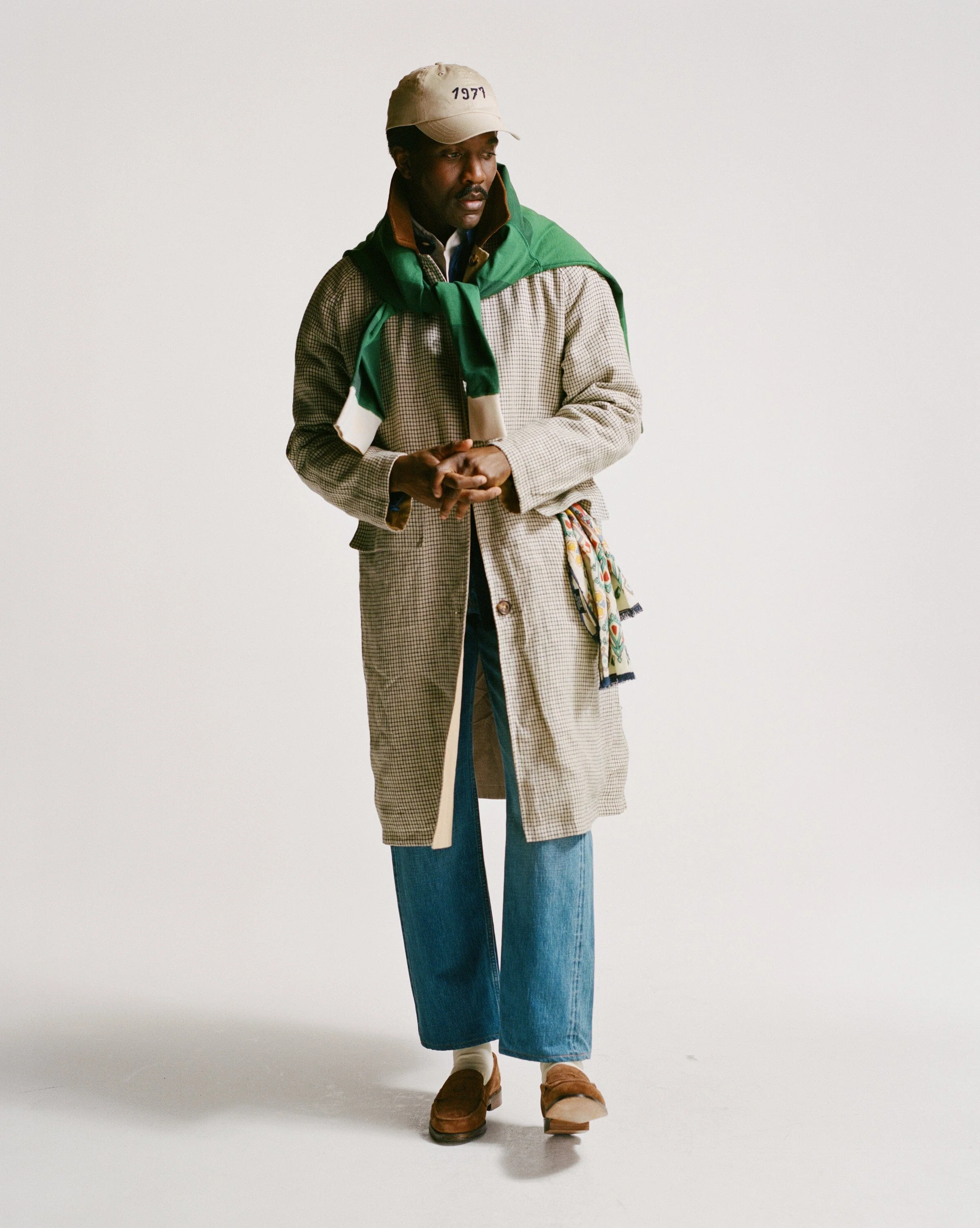Reversible Linen–Cotton Raglan Mac - Image 18