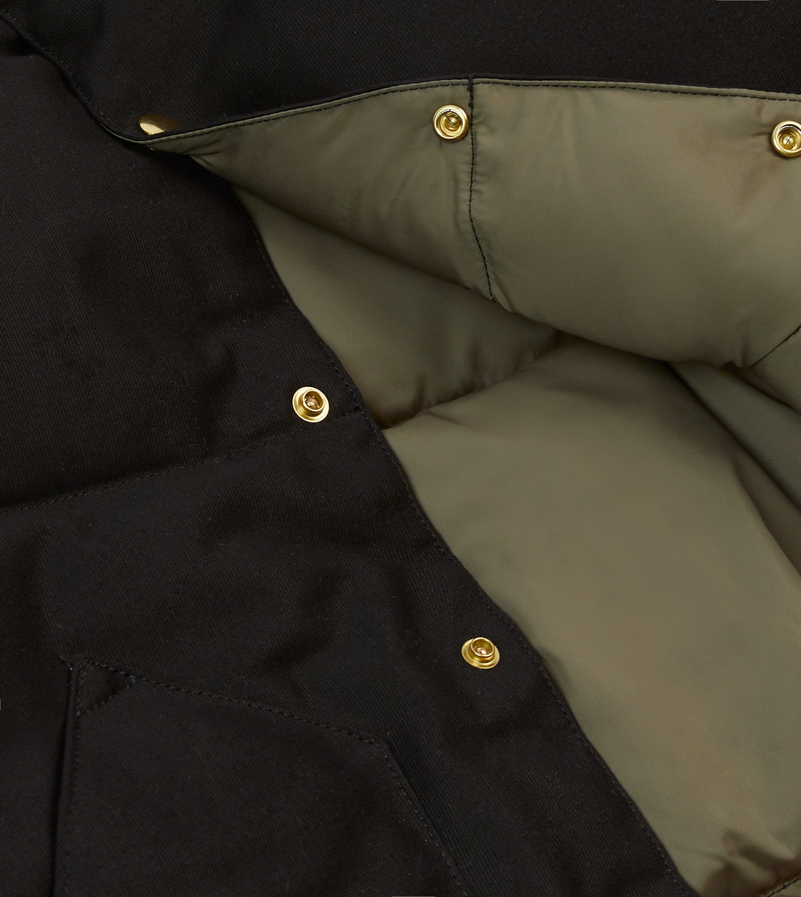 Rocky Mountain Featherbed for Drake's Black Cotton Christy Down Jacket - Image 6