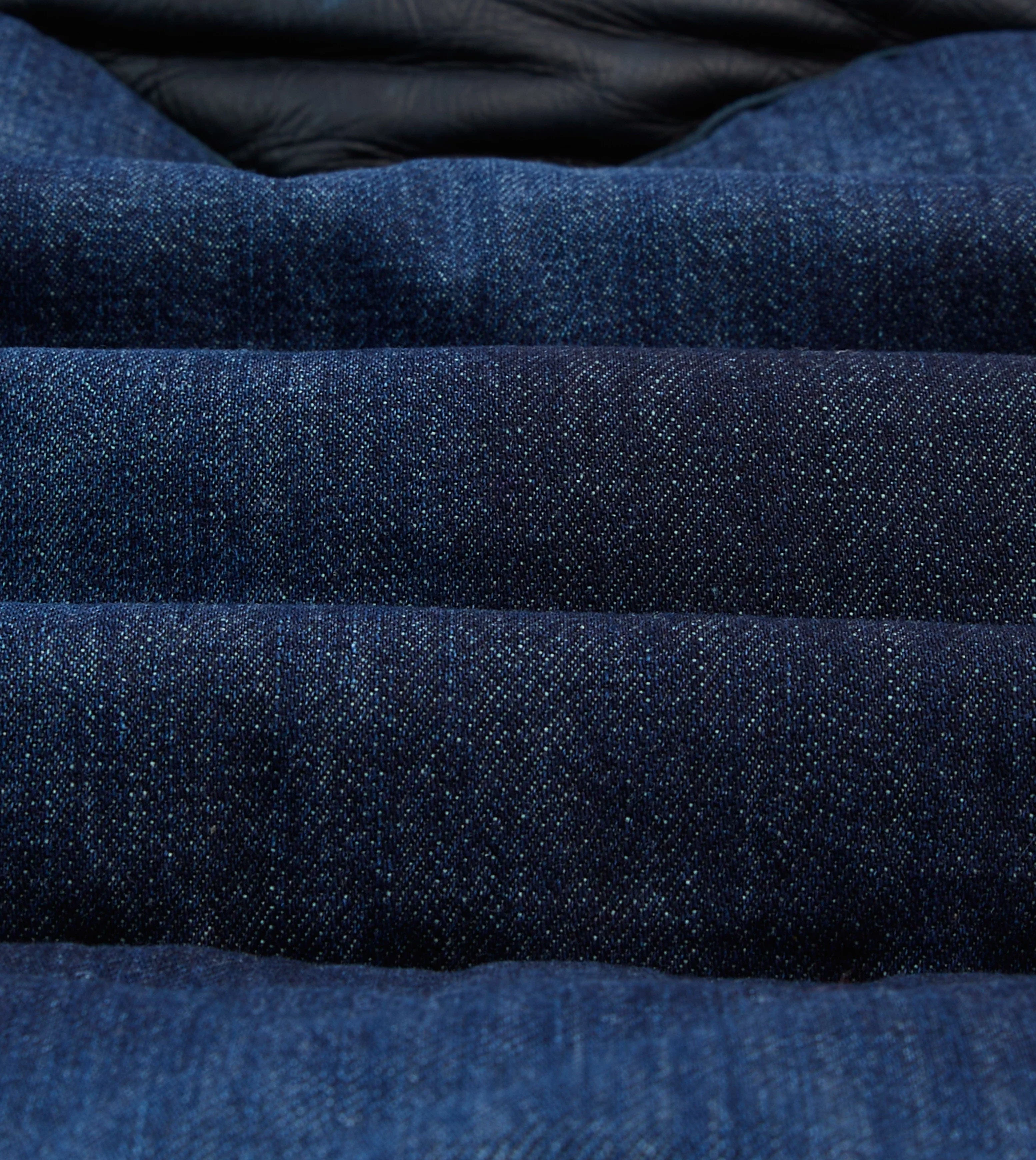 Rocky Mountain Featherbed for Drake's Indigo Denim Christy Down Vest - Image 2