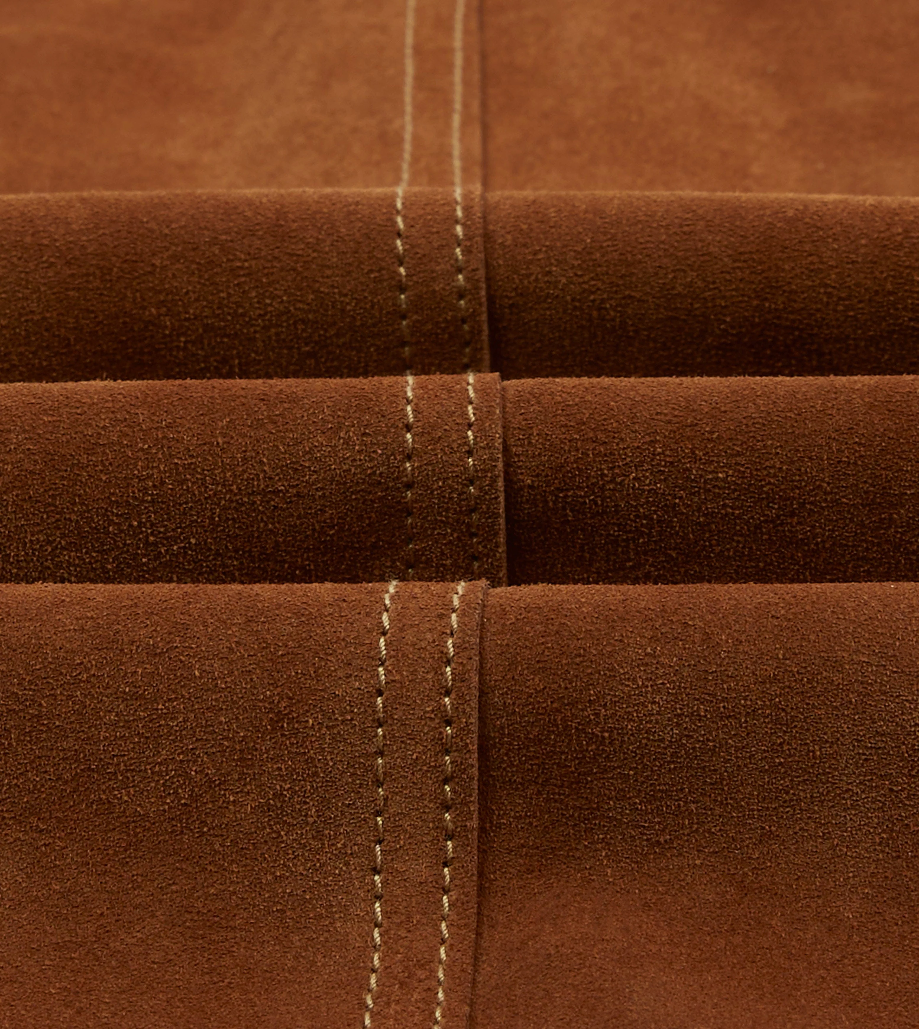 Rust Heavyweight Suede Five-Pocket Chore Jacket - Image 2