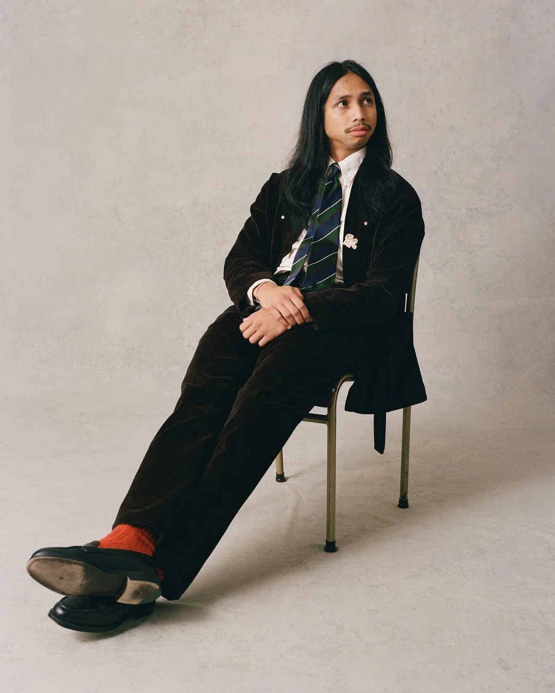 Shoyoroll by Drake's Corduroy Games Trousers - Image 7