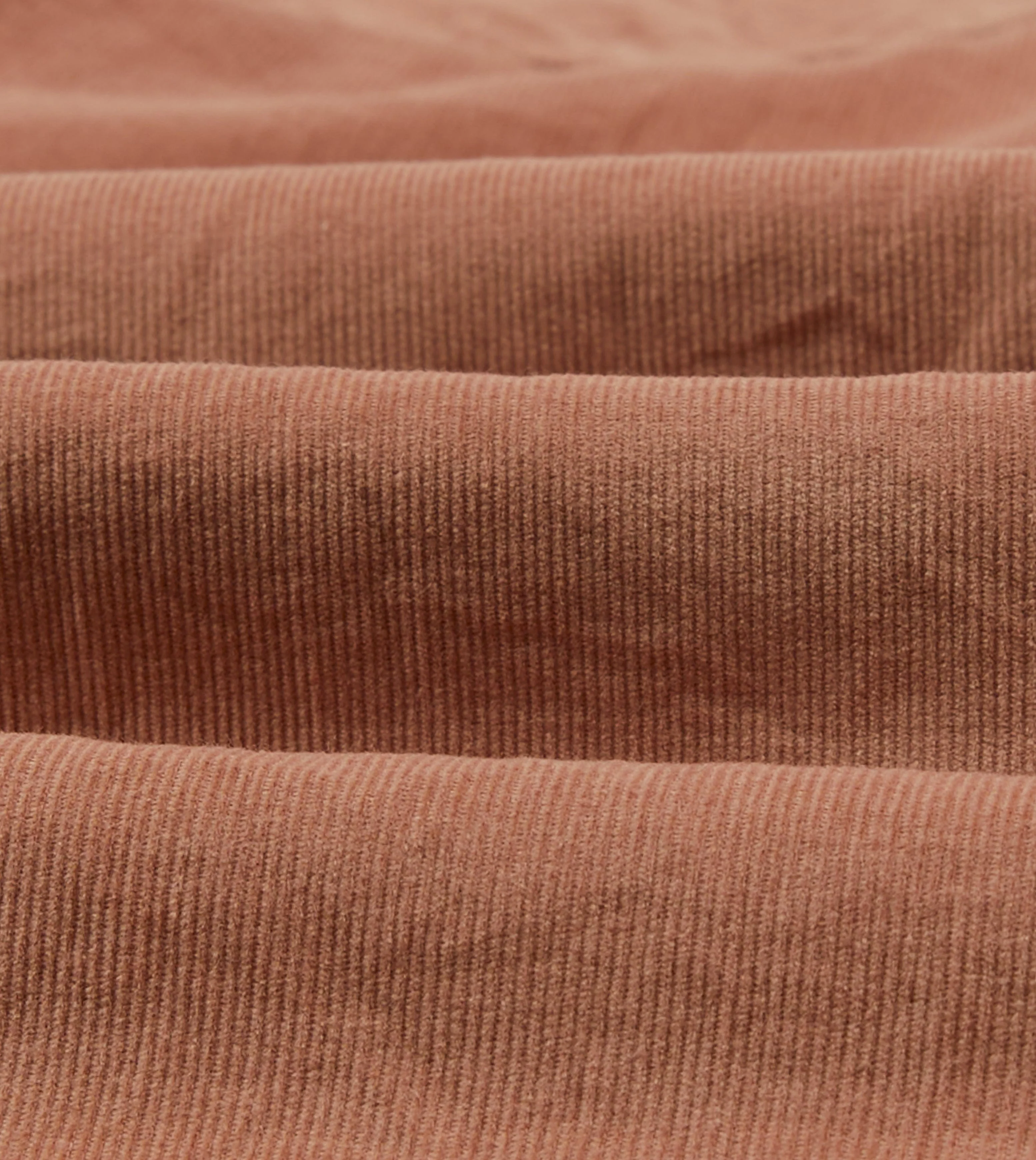 Washed Red Corduroy Two-Pocket Western Shirt - Image 2