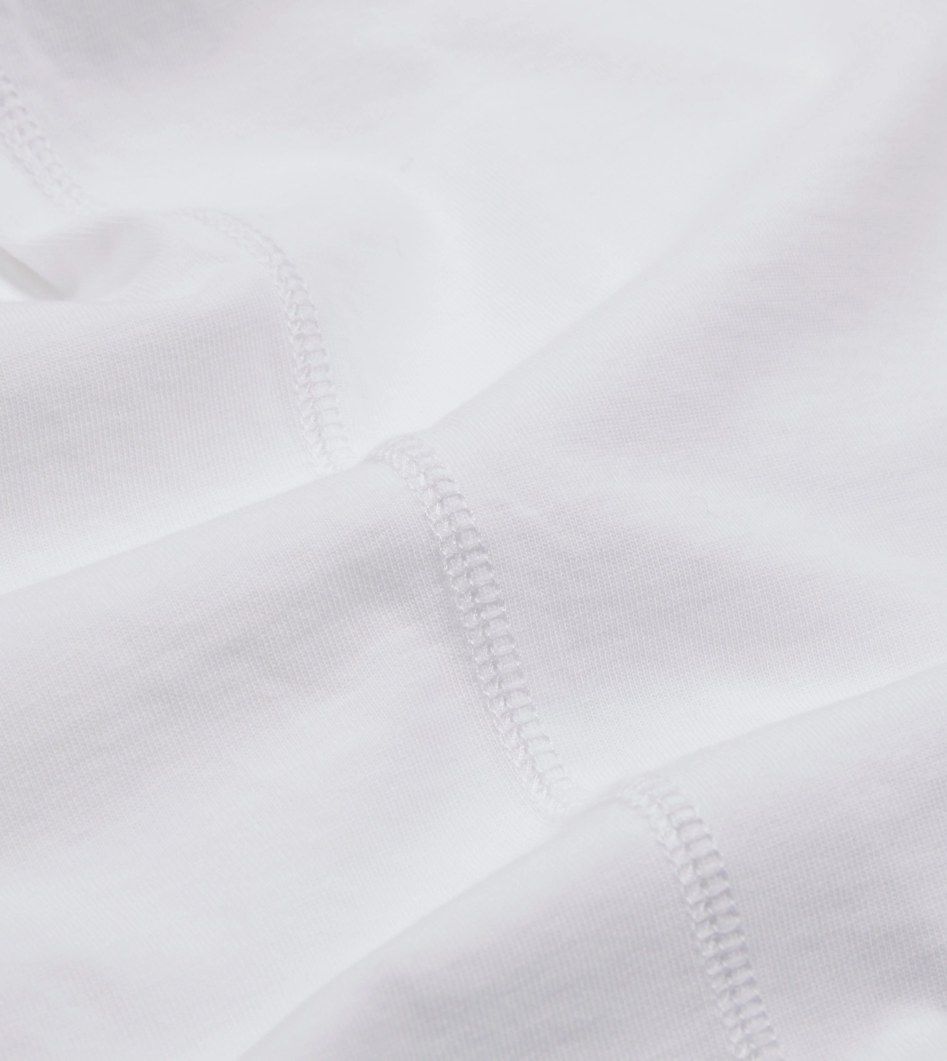 White Cotton Crew Neck Hiking T-Shirt - Image 4