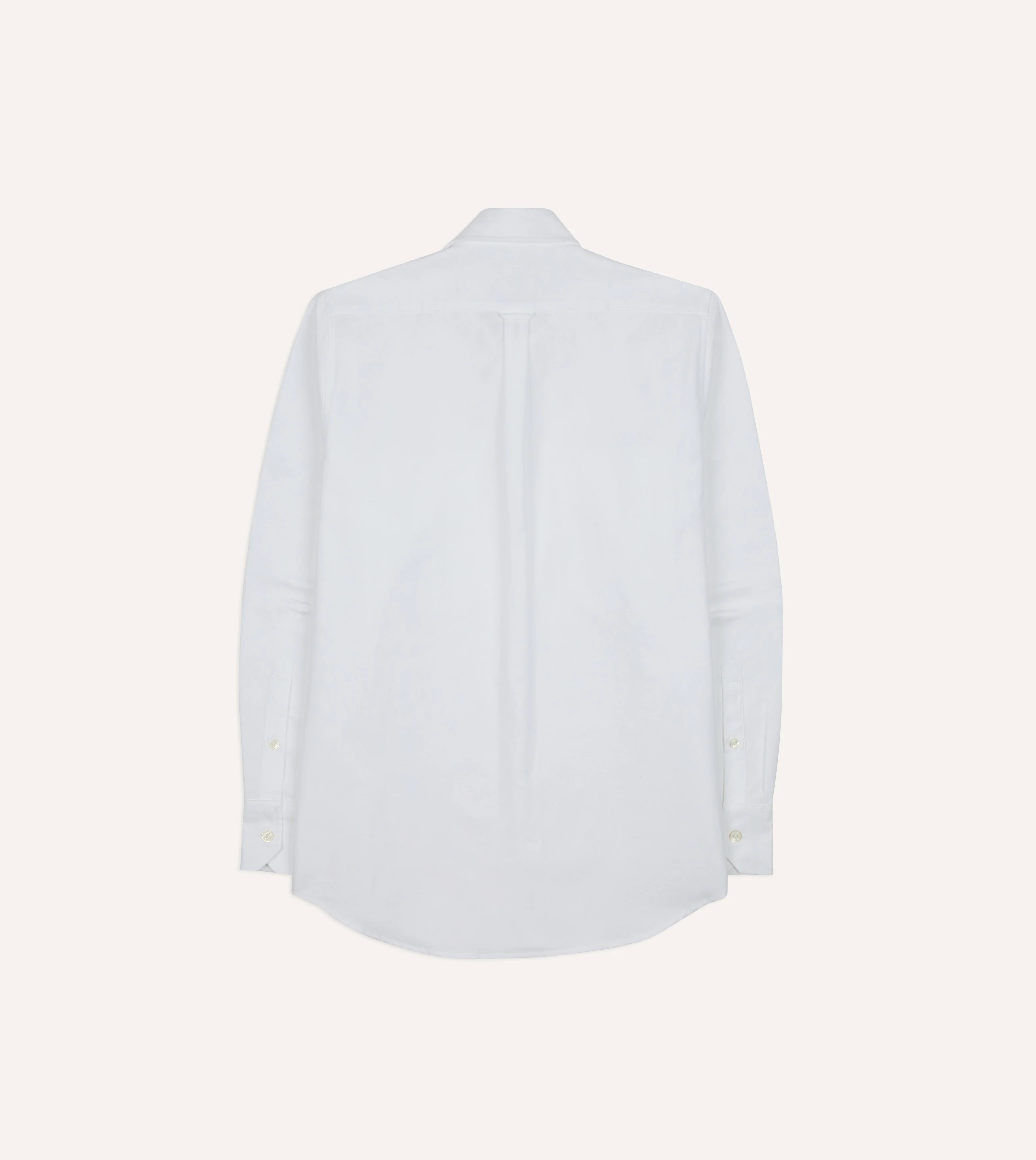 White Oxford Cotton Military Shirt - Image 6