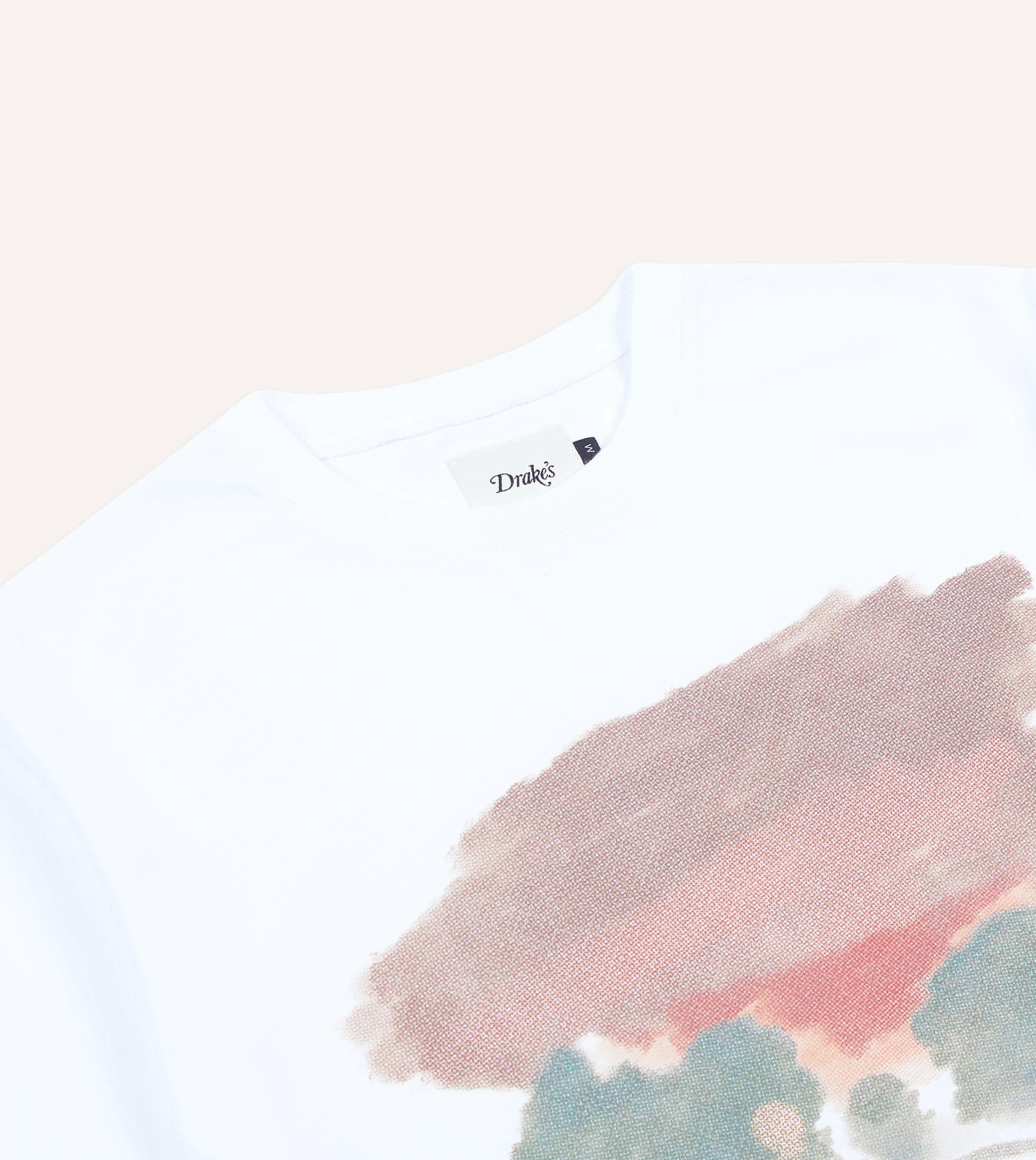 White Street Print Short-Sleeve Hiking T-Shirt - Image 3