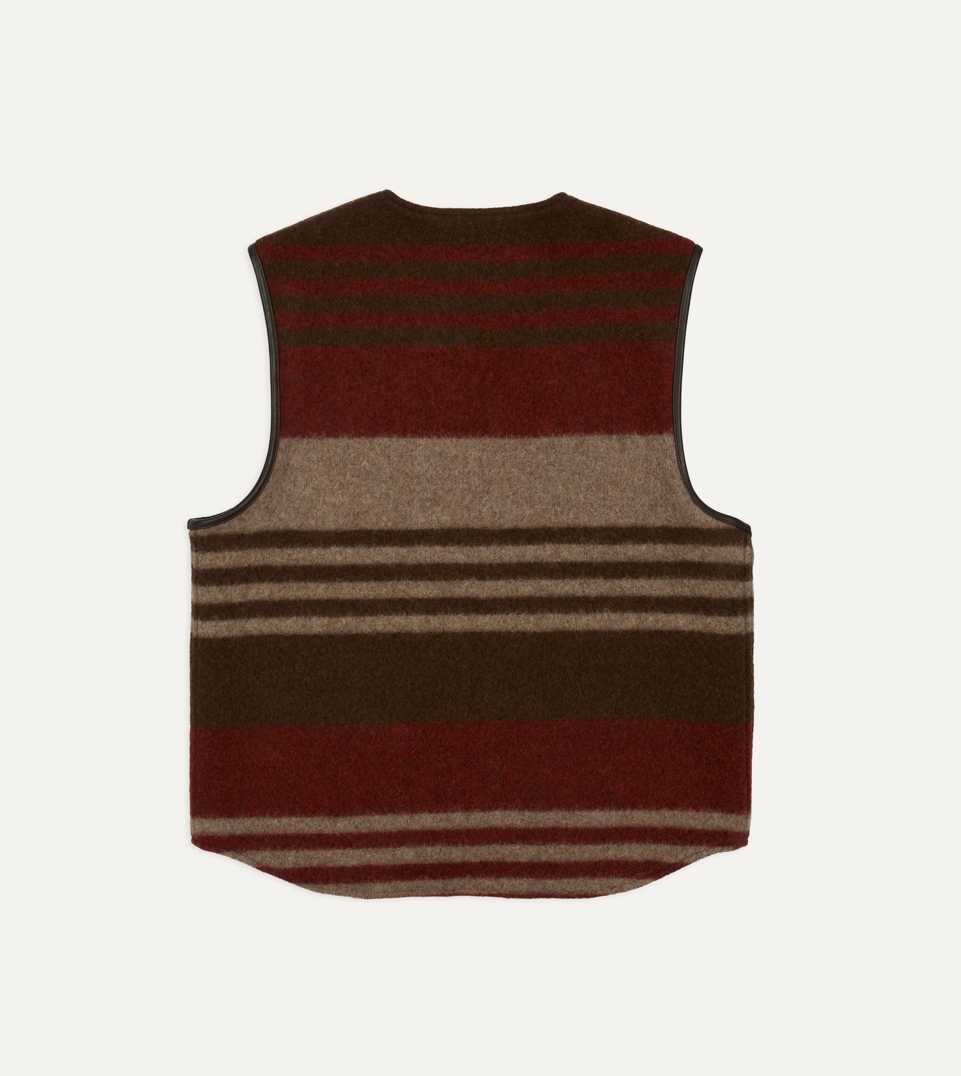 Wool Blanket Zip Vest - Image 6