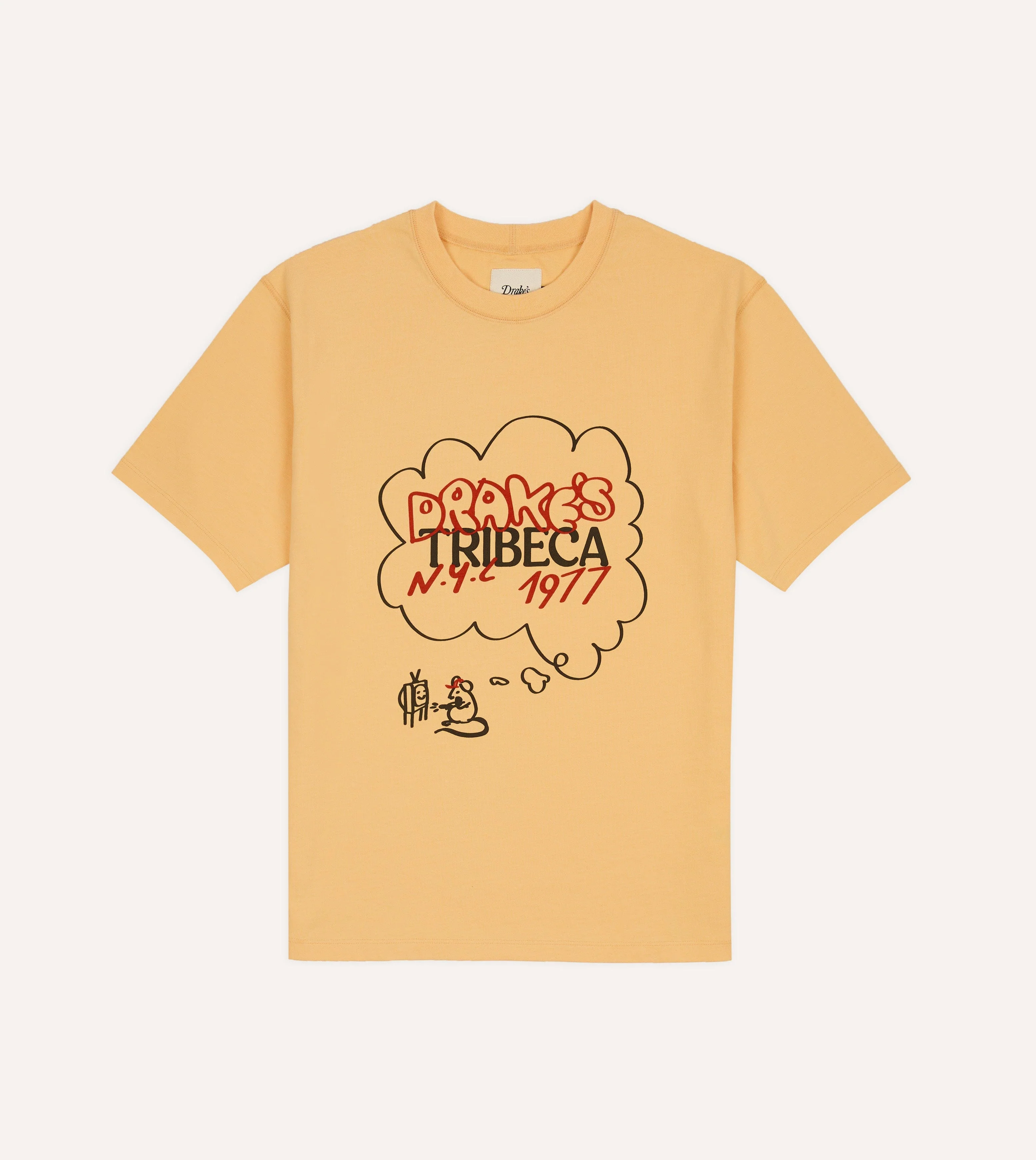 Yellow 'Tribeca' Print Short-Sleeve Hiking T-Shirt
