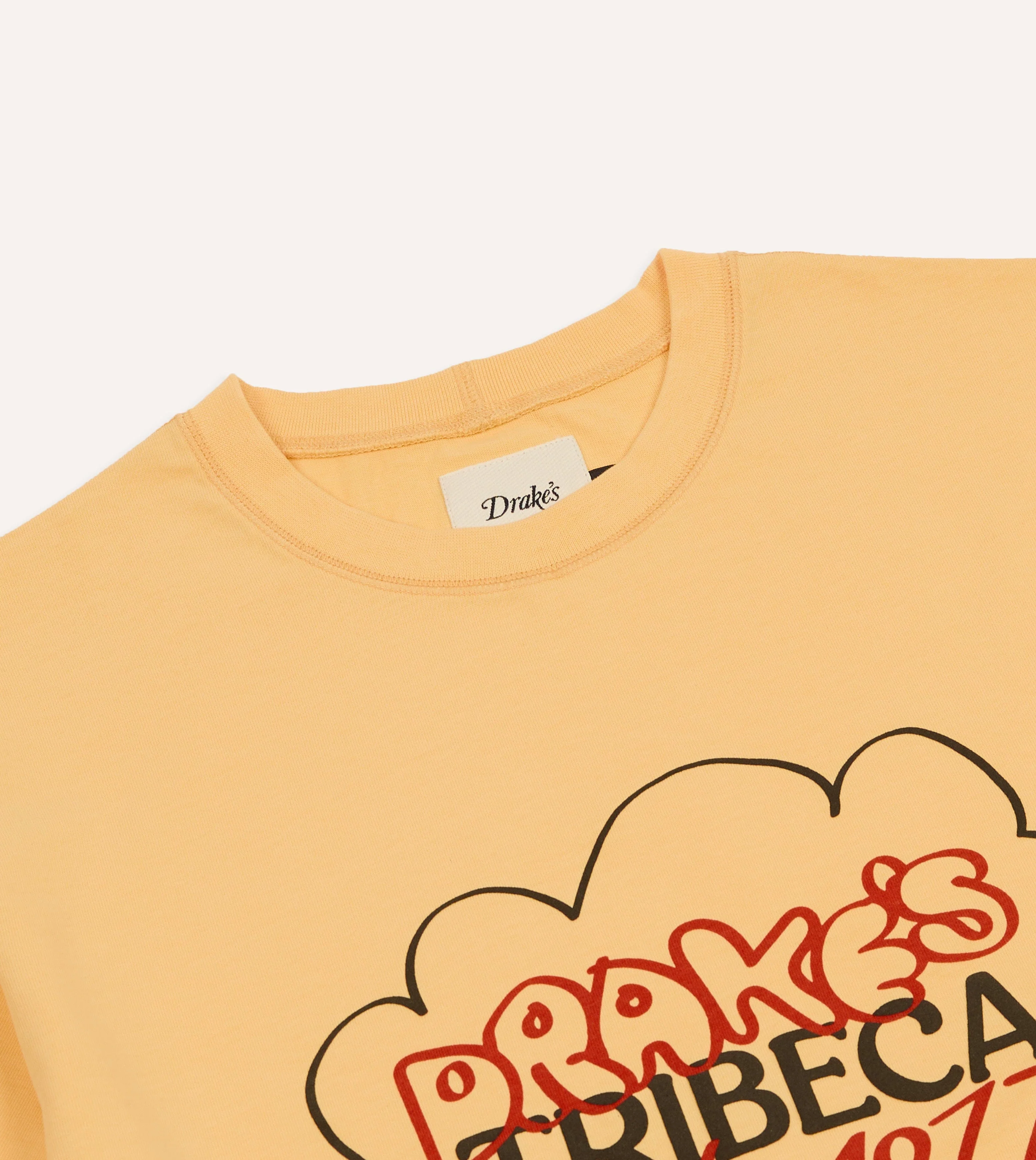 Yellow 'Tribeca' Print Short-Sleeve Hiking T-Shirt - Image 3